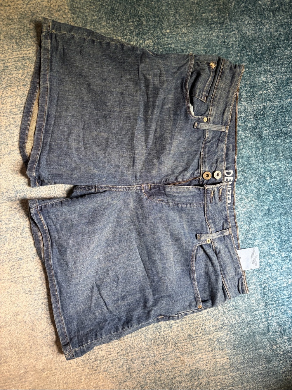 Denizen from Levi's Women's Dark Blue Denim Shorts